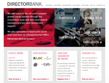 Tablet Screenshot of directorbank.com